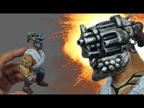 Видео: Пистолетоголовый. Самодельная кастомная фигурка по аниме "Жизнь без оружия" (Че́ллендж 1/12)