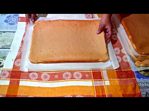 Видео: ПЕКУ БИСКВИТЫ НА ПРАЗДНИЧНЫЙ ОГРОМНЫЙ ТОРТ