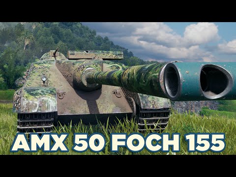 Видео: AMX 50 Foch (155) • 10.3К УРОНА 9 ФРАГОВ • WoT Gameplay