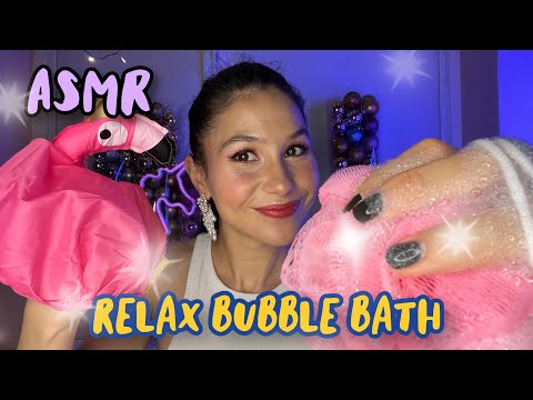 Видео: АСМР Пена для ванны. Визуальные триггеры, звуки рта, шёпот. ASMR bubble bath
