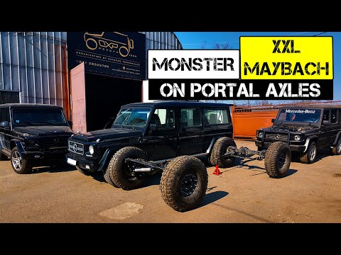 Видео: 😱 Редкий Гелик XXL - Maybach на порталах!