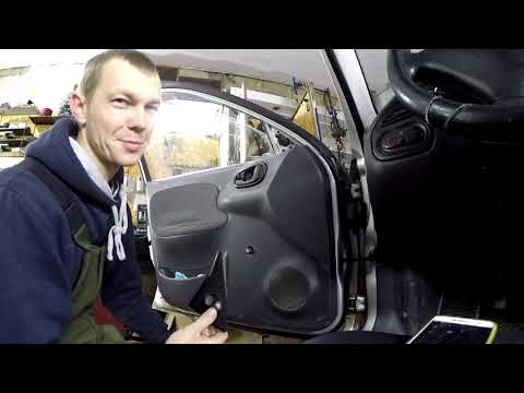 Видео: Установка стеклоподъемников на Дэу Ланос. Ремонт противотуманок.