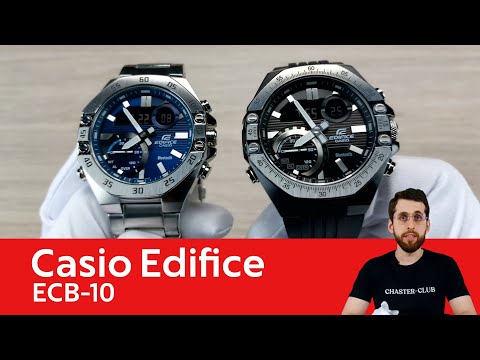 Видео: Напомнят о встрече, засекут время / Casio Edifice ECB-10