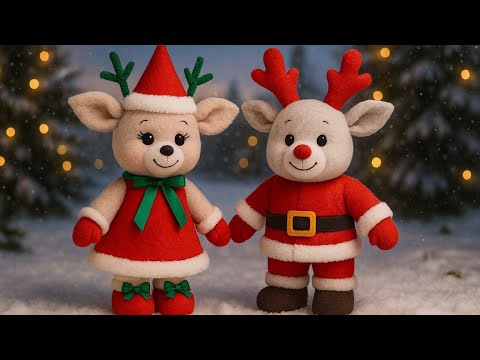 Видео: 😍2 разных игрушечных рождественских оленя из носков/💥Очень просто и практично