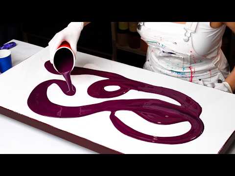 Видео: 🎁Идеи на 2024 год! Крутые техники заливки акрилом и картины современного абстрактного искусства