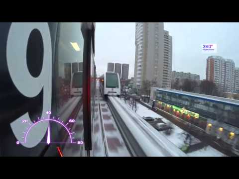 Видео: В движении 360  Монорельс №2 Москва