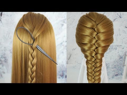 Видео: Красивые Прически На Длинные Волосы - Прическа Быстро И Красиво | Amazing Hairstyles