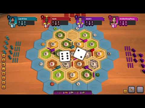 Видео: Колонизаторы - Харбомастер! Игра с комментариями. Catan Universe