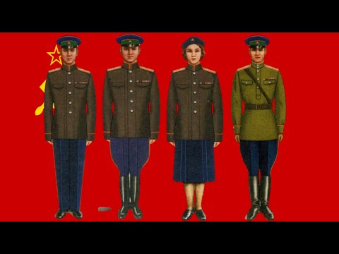 Видео: Попурри на темы армейских песен - Soviet Armed Forces Medley