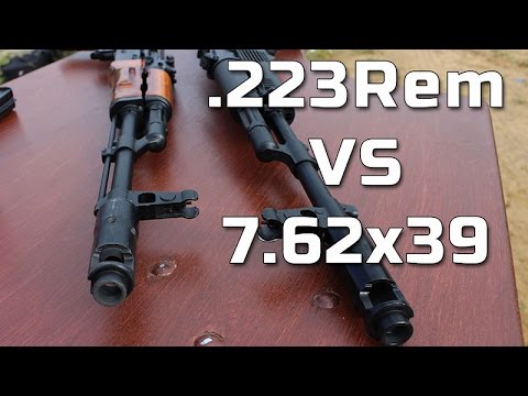 Видео: .223 против 7,62х39