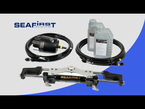Видео: Обзор гидравлических рулевых систем SeaFirst (Южная Корея)