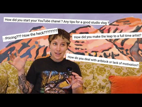 Видео: Вопросы и ответы художника: как я начинал, как справился с арт-блоком, как нашёл вдохновение