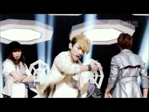 Видео: SHINee [Stranger] @SBS Inkigayo Популярная песня 20120325