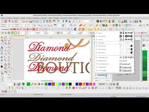 Видео: Отрисовка логотипа с шумом на фоне... / Logo Digitizing in Wilcom e4.2