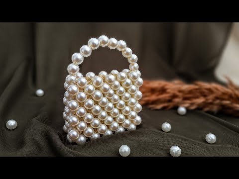 Видео: Изготовление мини-сумочки из бисера пошагово