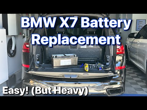 Видео: Замена аккумулятора BMW X7 стала проще!