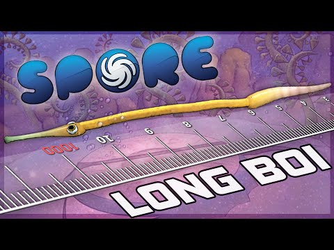 Видео: Создание САМОГО ДЛИННОГО существа в Spore | История Лонг-Боя
