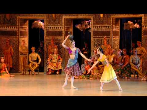Видео: Постановки Рудольфа Нуреева. "Баядерка" 2012 г. II акт.