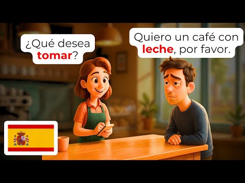 Видео: 🇪🇸 Кафе Испанский: 15 Реальных Разговоров | A1-A2 | Учите Испанский для Начинающих