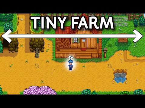 Видео: Я играл в 100 дней Stardew Valley, НО на МАЛЕНЬКОЙ ФЕРМЕ
