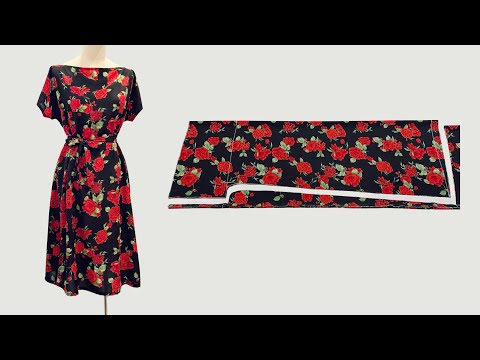 Видео: 212👗Чтобы сшить это платье, не нужно быть портным | Сшить платье легко и быстро.