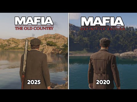 Видео: Mafia: The Old Country vs Mafia: Definitive Edition - Сравнение деталей и физики