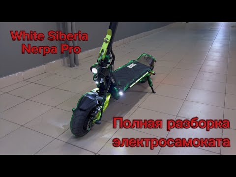 Видео: White Siberia Nerpa полная разборка электросамоката.