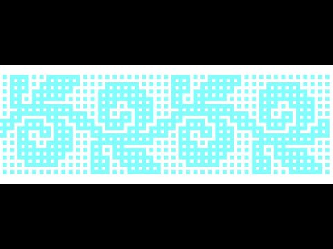 Видео: Попетельный МК на узор "Веточка". Часть 2. Мозаичное вязание крючком.