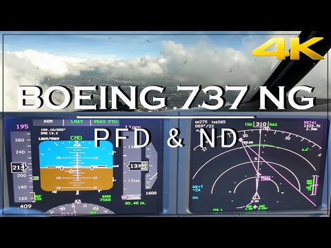 Видео: Боинг 737NG | Работа экрана полета и экрана навигации