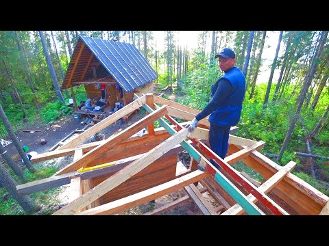 Видео: КАК это построить? Банька под крышу/5 дней в тайге/Еда на костре #УСТАЕВ#ШЕМЯКИН