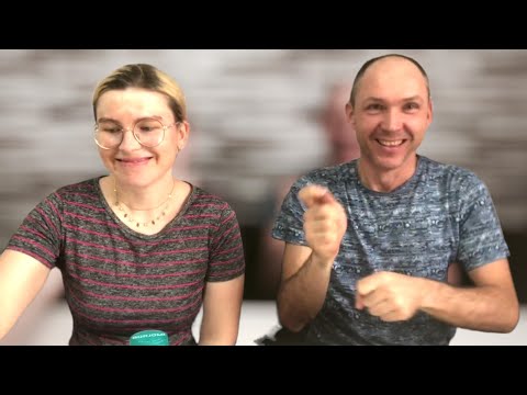 Видео: Я и Жена играть. Кошки. Собаки. Глухих. Deaf.