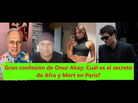 Видео: Великое признание Онура Акая: Что такое Афра и Мерт Секрет в Париже?