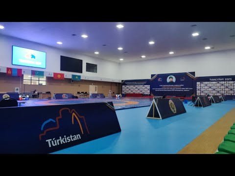 Видео: Открытый РТ мемориал С.Рахимова по вольной борьбе U-20 (МАТ-С) г. Туркистан 14.11.2025.