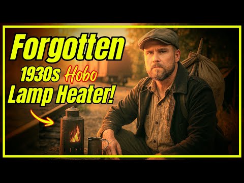 Видео: Забытая лампа-обогреватель Hobo 1930-х годов! Тепловой трюк времён Великой депрессии, который раб...
