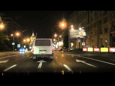 Видео: ПО НОЧНОЙ МОСКВЕ ЛЕТОМ 2012