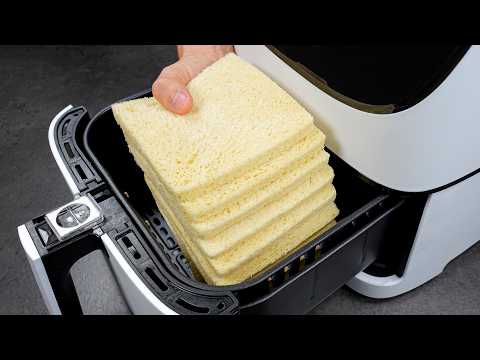 Видео: Я положила тосты без корочки в аэрофритюрницу — вам ОБЯЗАТЕЛЬНО стоит это попробовать!