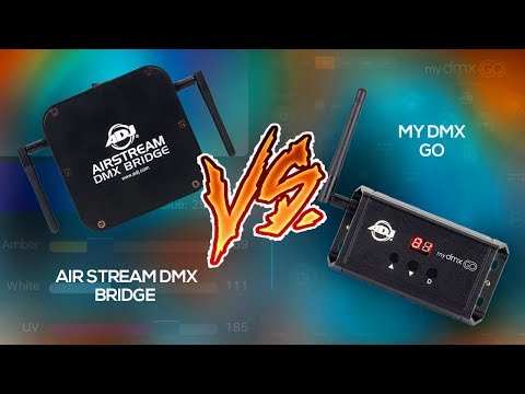 Видео: ADJ Airstream DMX Bridge против My DMX Go | Управление освещением с помощью планшета