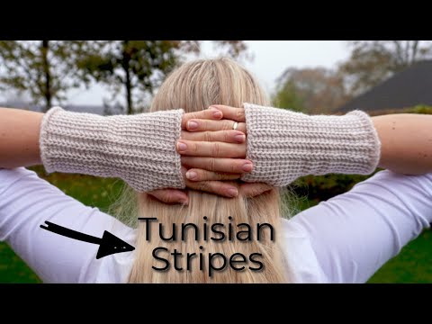 Видео: Супер МИЛЫЕ детали! ▶ EASY Тунисские вязаные крючком пер...