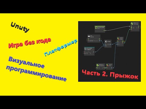 Видео: Визуальное программирование || Игра без кода || Платформер 2D || Часть 2