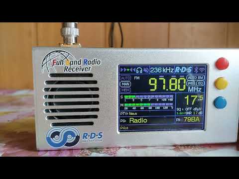 Видео: Приём радиостанций в деревне Тверской области (между Тверью и Кимрами) на tef6686