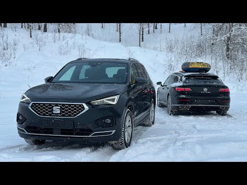 Видео: Seat Terraco на бездорожье. Полный привод против снежной горки. Псков.