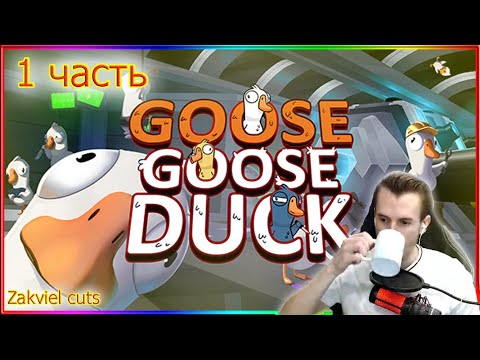 Видео: Заквиель играет в игру GOOSE GOOSE DUCK с Маиншилдовцами![1 часть]