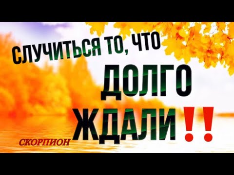 Видео: 🚨 СКОРПИОН,♏️, СЛУЧИТСЯ то, что ДОЛГО ЖДАЛИ, неделя 6-12 октября, Скорпион неделя таро, прогноз 