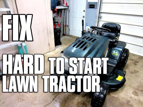Видео: КАК УСТРАНИТЬ ТРУДНЫЙ ЗАПУСК газонного трактора с двигателем Briggs OHV — ОБЯЗАТЕЛЬНО К ПРОСМОТРУ!