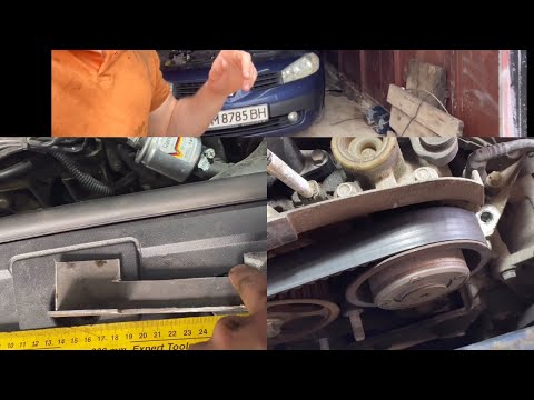 Видео: Замена ремня ГРМ  Renault Megane 2 1.6/1.4 16v K4M