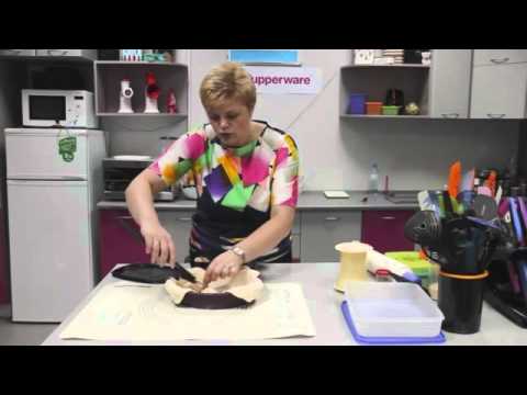 Видео: Пирог с курицей. Силиконовая форма Принцесса Tupperware