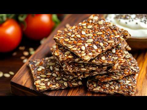 Видео: Вместо хлеба 👍 Здоровый хлеб! Никакой муки, Никакого сахара, Никаких дрожжей, Никаких яиц.