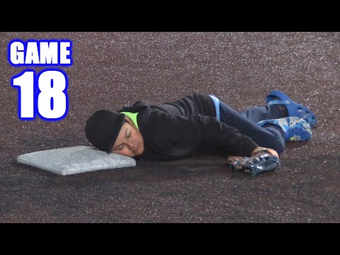 Видео: ЛАМПИ ЗАСЫПАЕТ ВО ВРЕМЯ ИГРЫ! | Сезонная серия софтбола | Игра 18