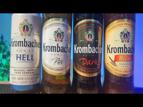 Видео: Krombacher - обзор немецкого пива