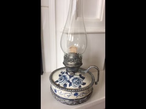 Видео: Новая жизнь  старым вещам . Новый облик керосиновой лампы.